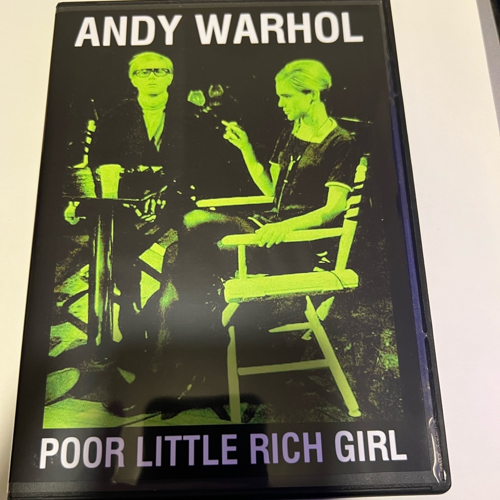 ANDY WARHOL POOR LITTLE RICH GIRL 1966 ALL EDIE SEDGWICK DVD